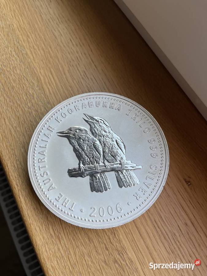 Kookaburra 1 1000g moneta srebrna Wrocław