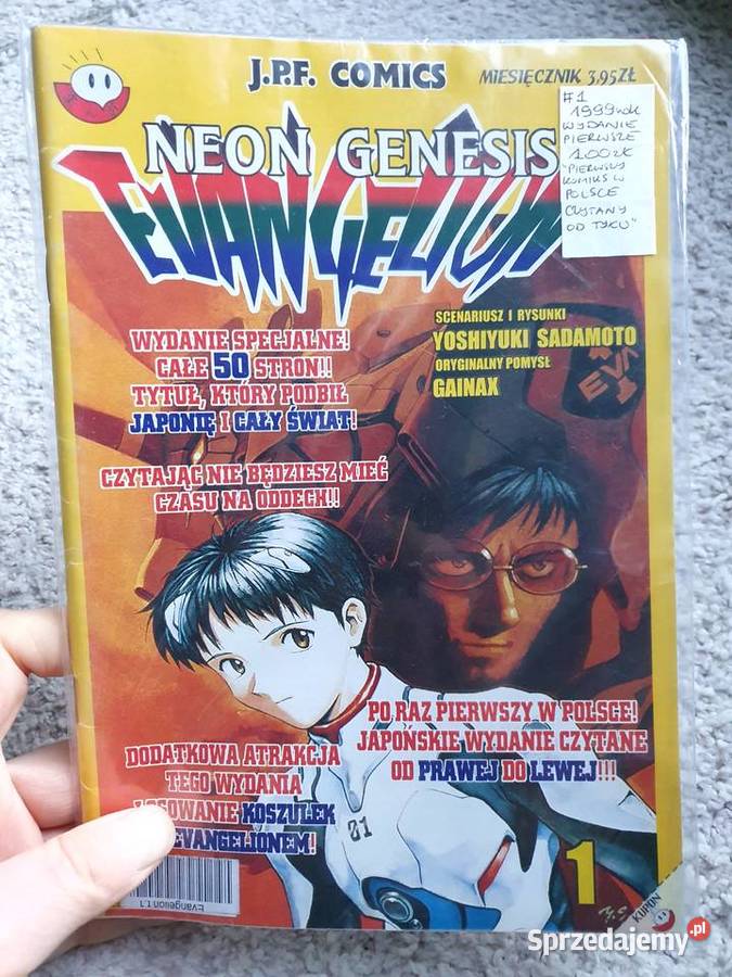 Neon Genesis Evangelion zestaw 4 komiksów Manga Gdynia