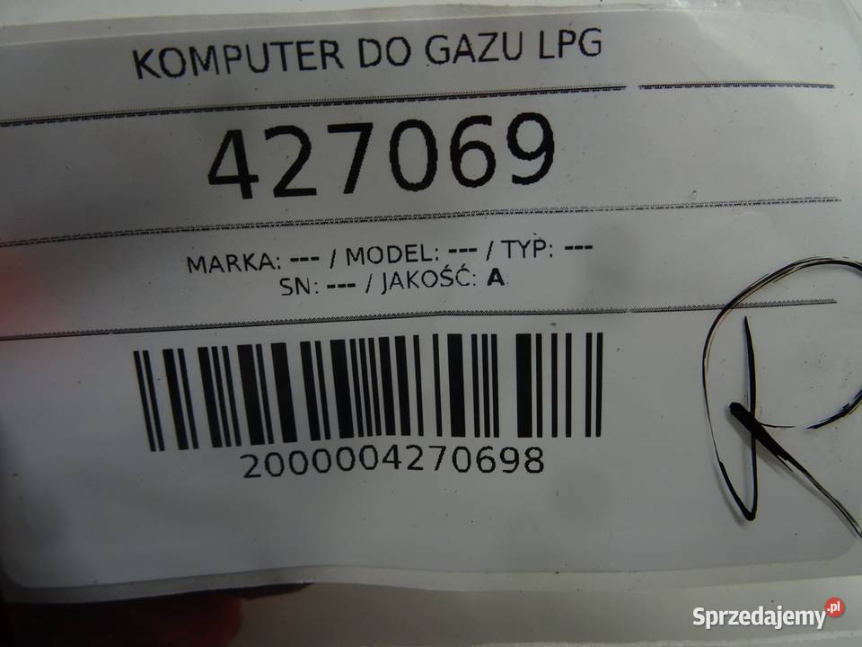 KOMPUTER DO GAZU LPG 10R036333 STEROWNIK GAZU