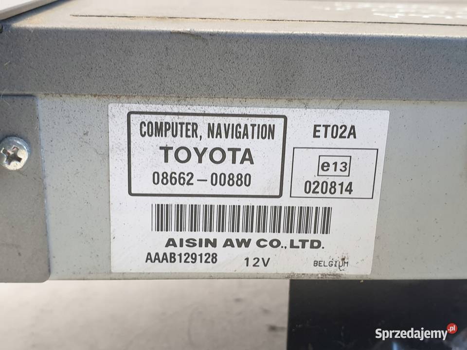 Corolla Verso II CZYTNIK NAWIGACJI 0866200880 osobowe
