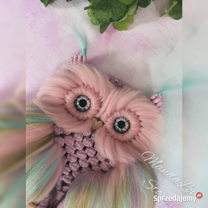 Sowa Makrama ręcznie robiona sprzedam