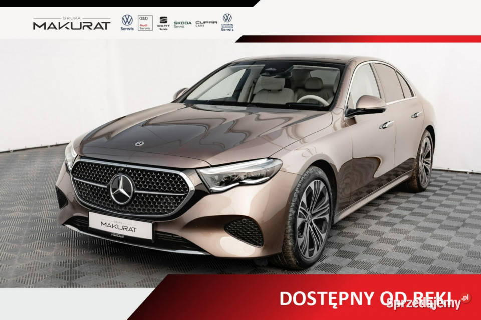 Mercedes E 220 E220d 4MATIC Szklany Dach Ambient brązowy Gdańsk