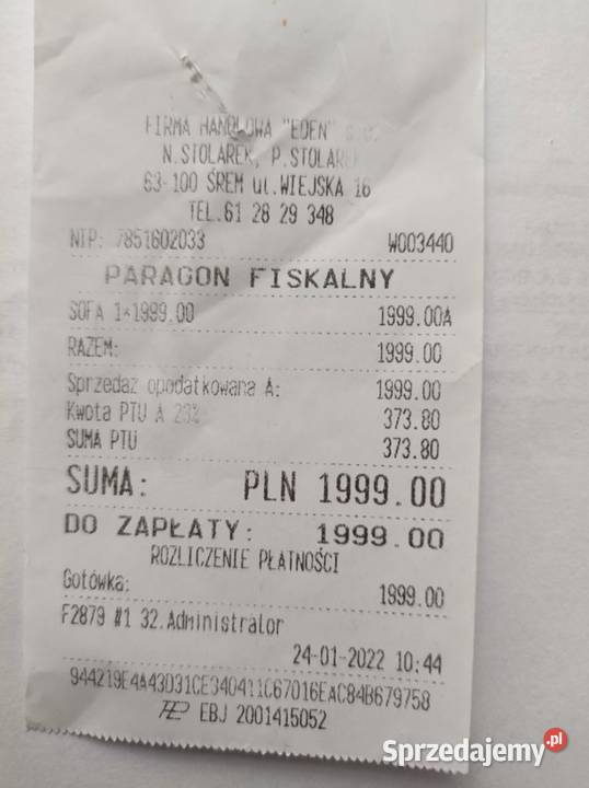 Sofa rozkładana Śrem