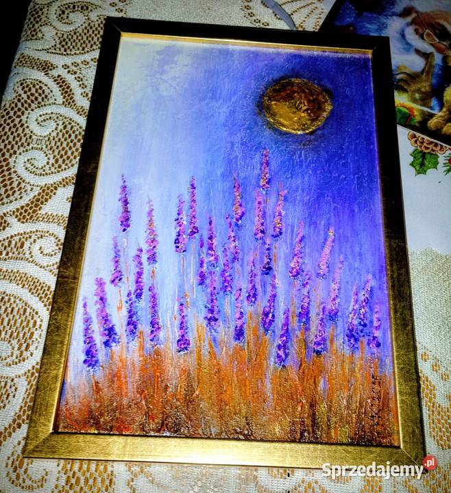 Łubiny pod księżycem lubelskie Bychawka Trzecia