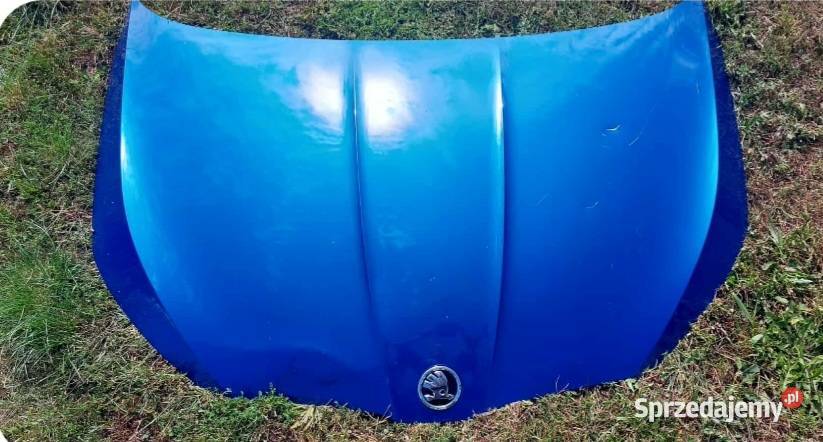 Maska pokrywa silnika skoda Fabia IV 4 niebieska