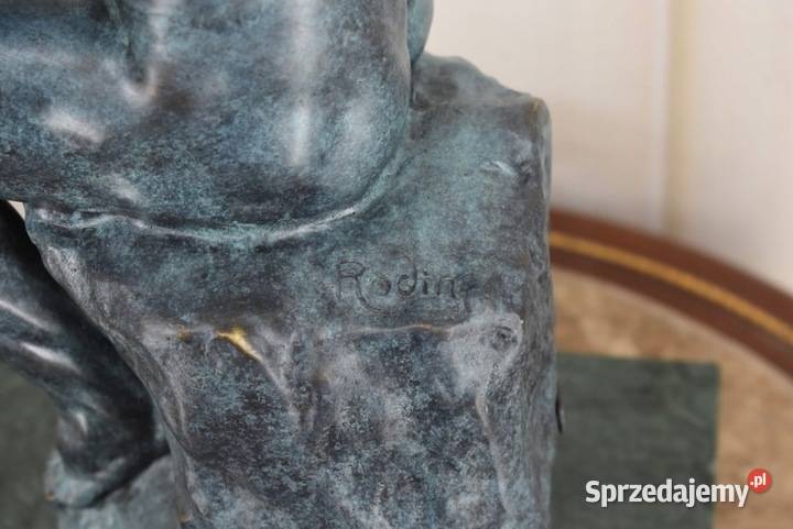 Patynowa Figura Myśliciel Zamyślony Człowiek małopolskie Kraków