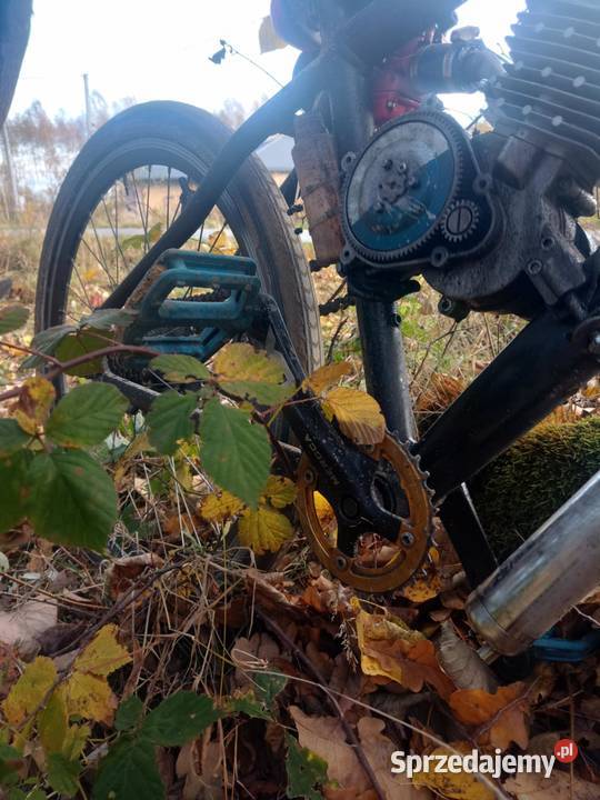 sprzedam rowerz z silnikem spalinowym 80cc Pozostałe Wola Rzędzińska