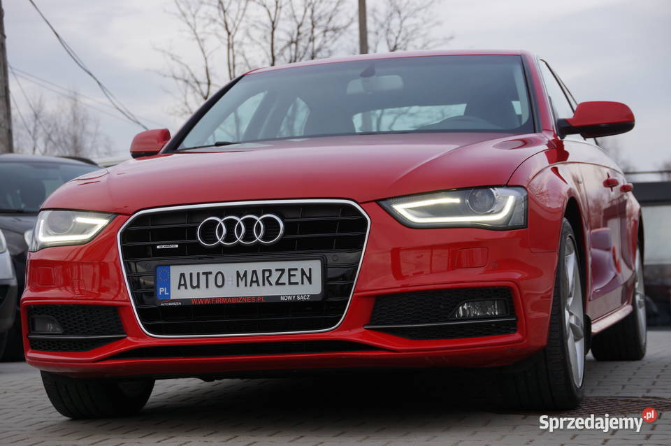 Audi A4 20 TDI CR 150 Lift 4x4 SLine Webasto podgrzewane fotele małopolskie Nowy Sącz