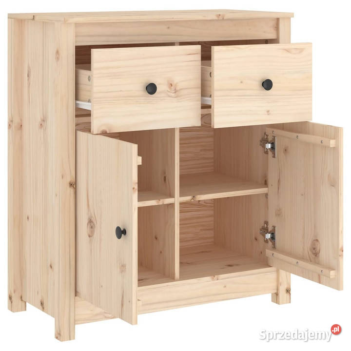 Szafka 70x35x80 lite drewno sosnowe WM813749 Warszawa sprzedam