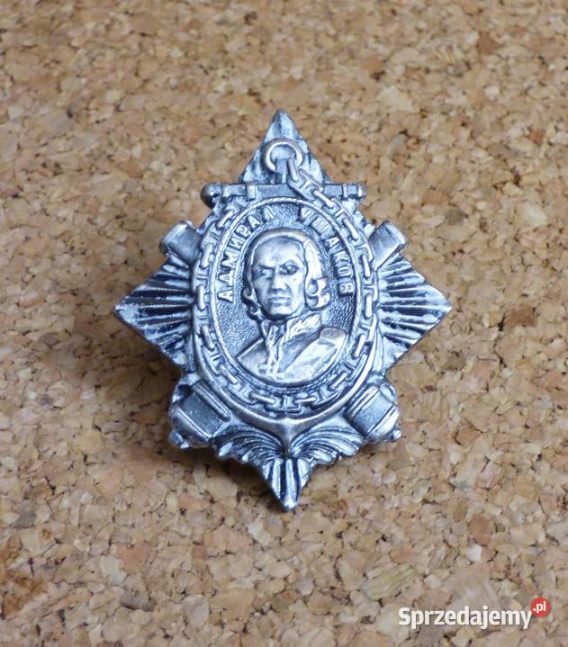 Admirał Uszakow Marynarka Wojenna odznaka ZSRS Militaria Warszawa