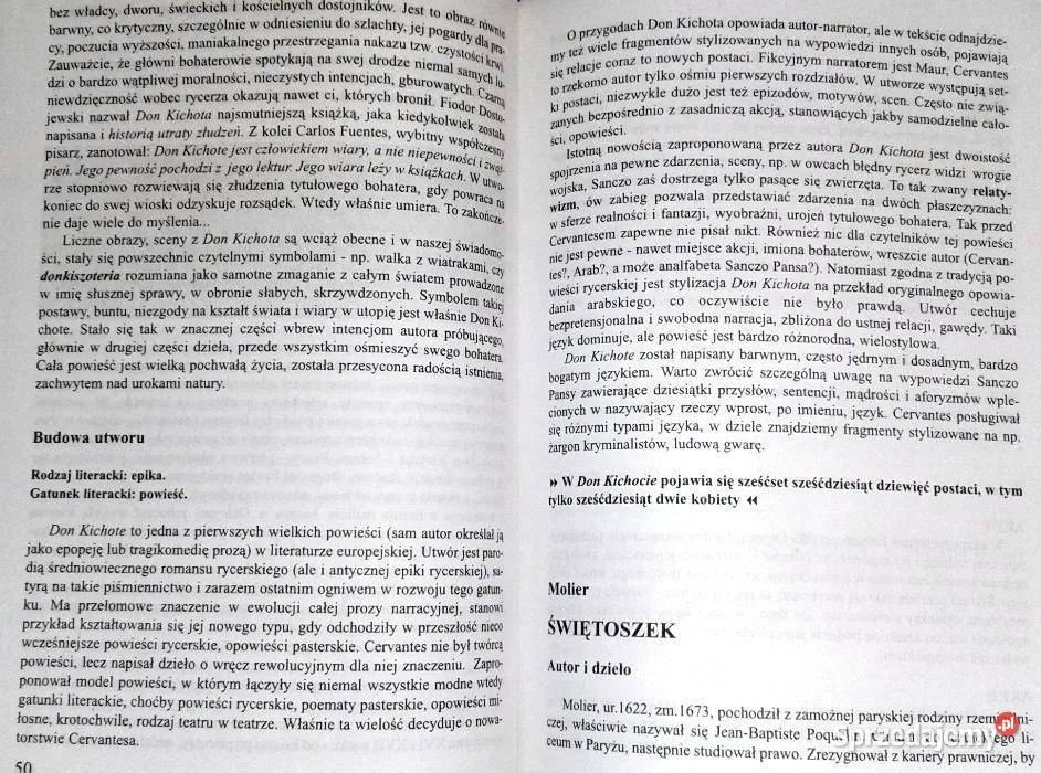 Opracowania lektur kl 2 Gimnazjum J Poznański Pozostałe Chełm