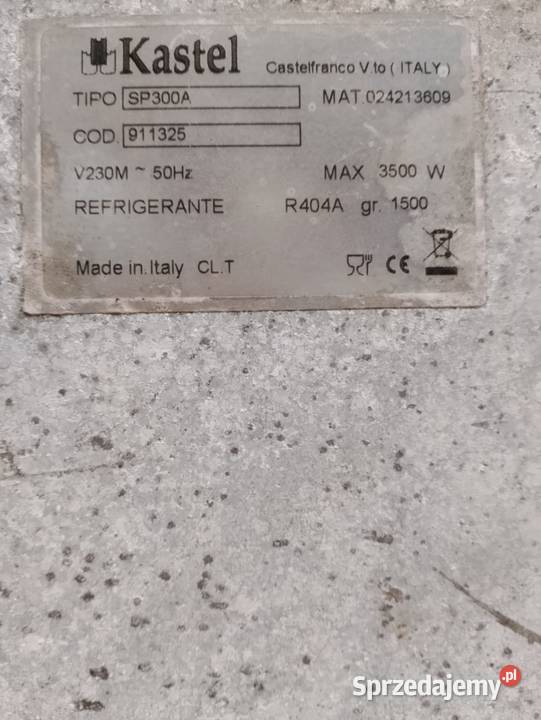 Wytwornica lodu Kastel SP 300A z zasobnikiem Gastronomia Wrocław