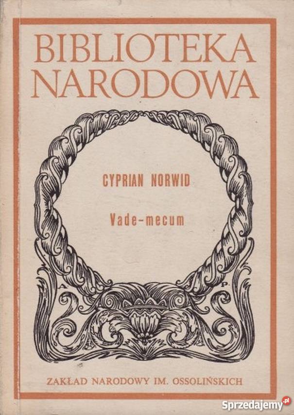 VADEMECUM NORWID CYPRIAN warmińsko-mazurskie Olsztyn sprzedam