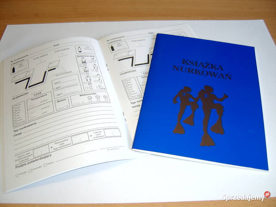 Log Book książka nurkowa w j polskim bez loga Bytom