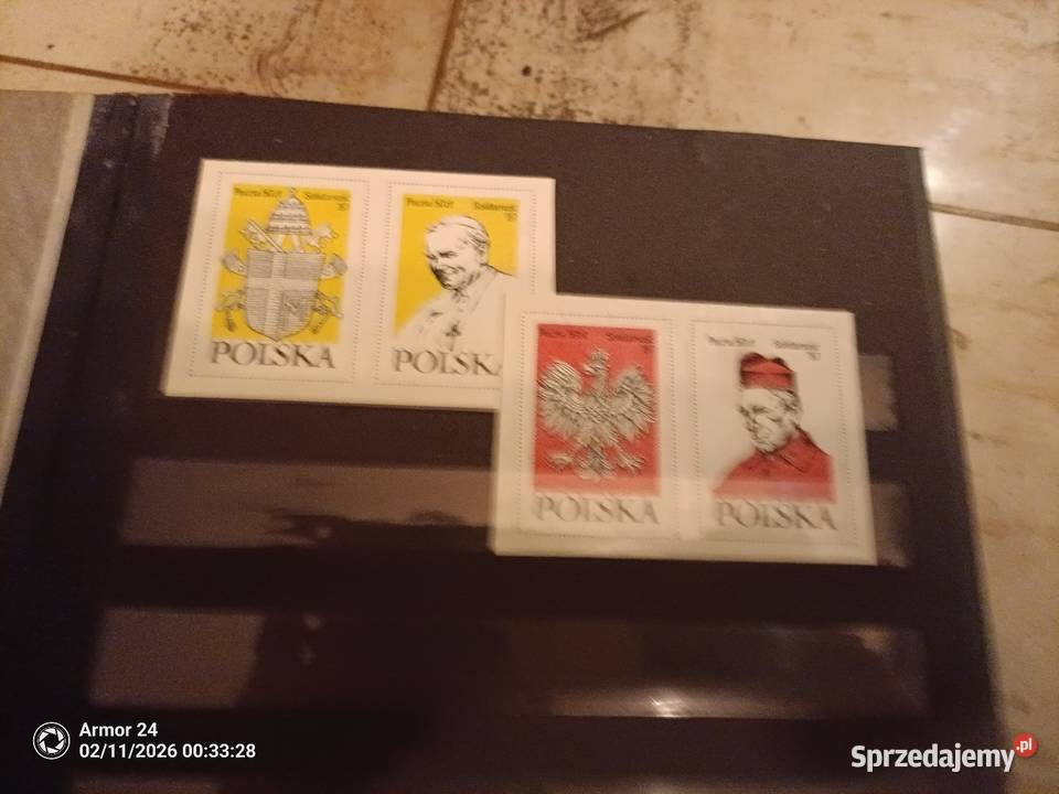 Znaczki klaser Jan Paweł II Krze Duże