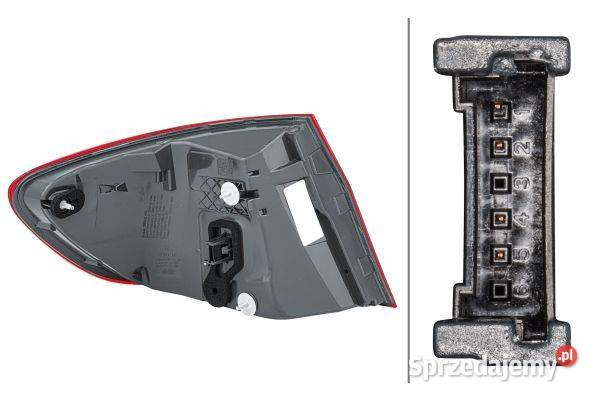 BMW 5 F10F11 0913 Lampa tylna zewnętrzna prawa osobowe Łódź