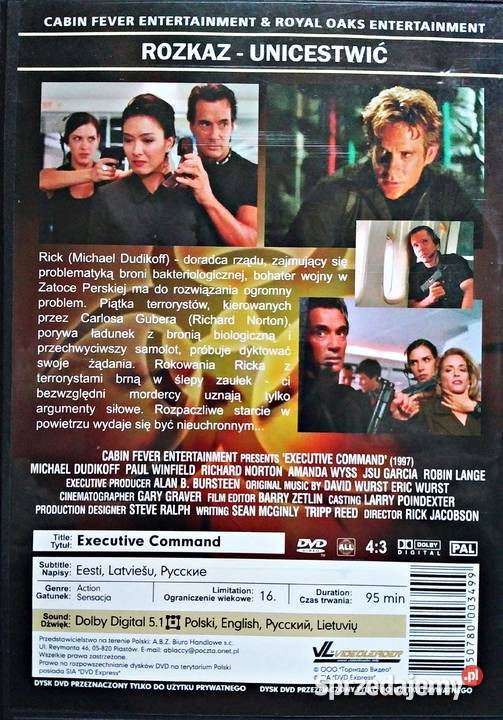 ROZKAZ UNICESTWIĆ MICHAEL DUDIKOFF Filmy Kalisz