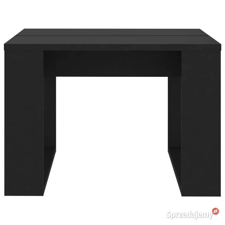 Stolik boczny czarny 50x50x35 materiał mazowieckie