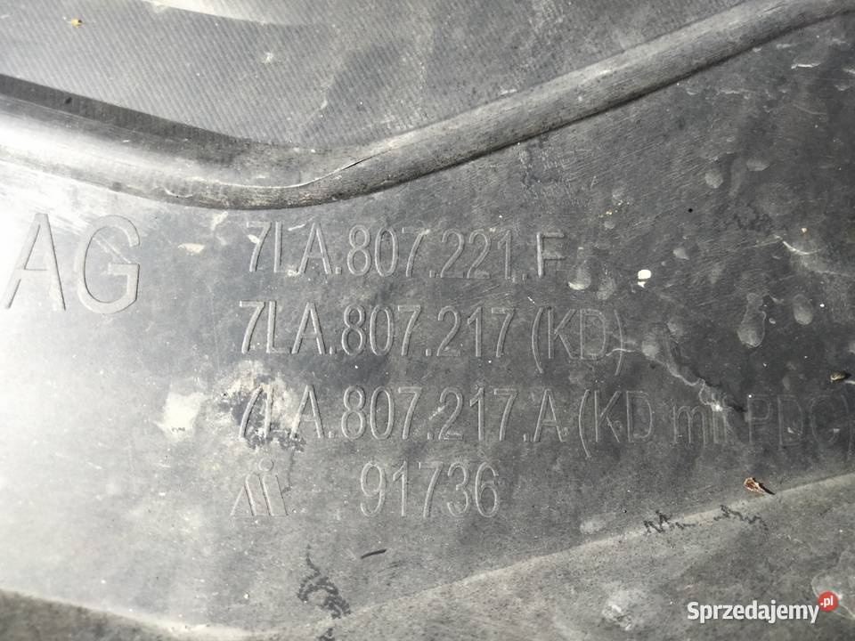 Zderzak przedni przod VW TRANSPORTER T6 LIFT 7LA lubelskie Puławy
