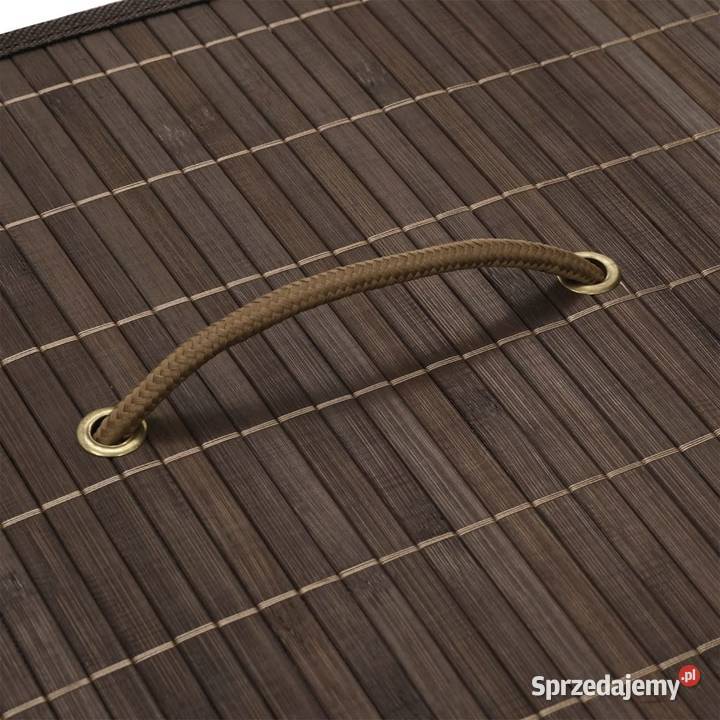 vidaXL Bambusowy kosz na pranie prostokątny Warszawa