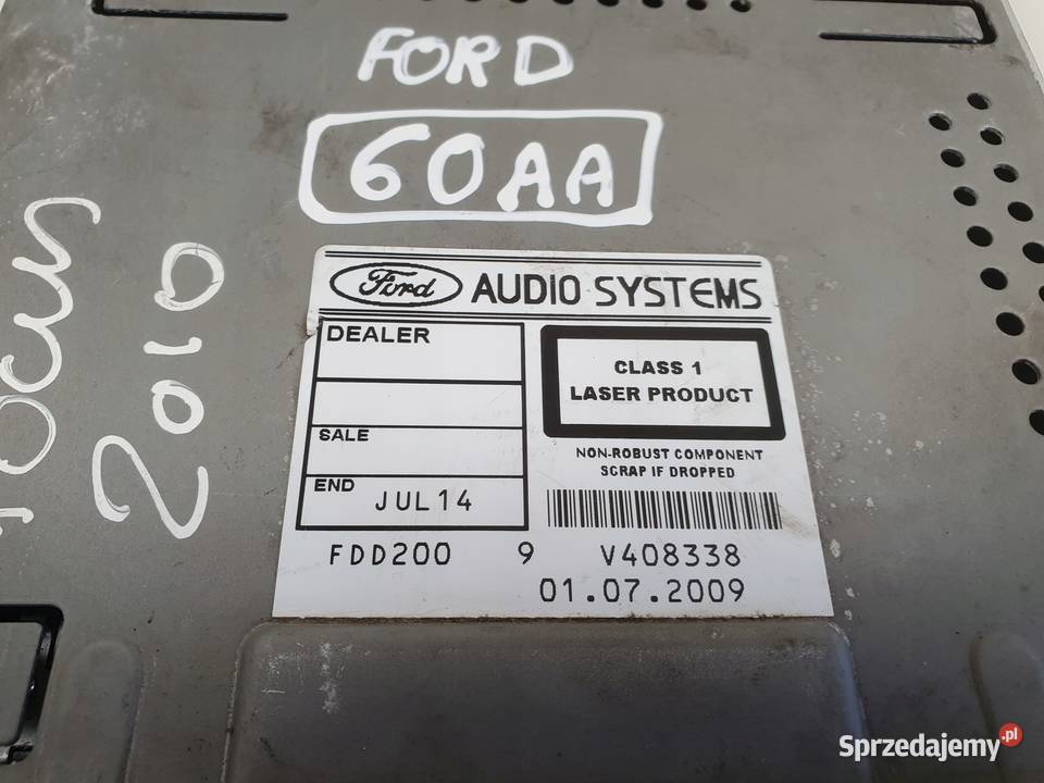 RADIO Ford Focus Mk2 Kuga I 8M5T 18C815 Rudka