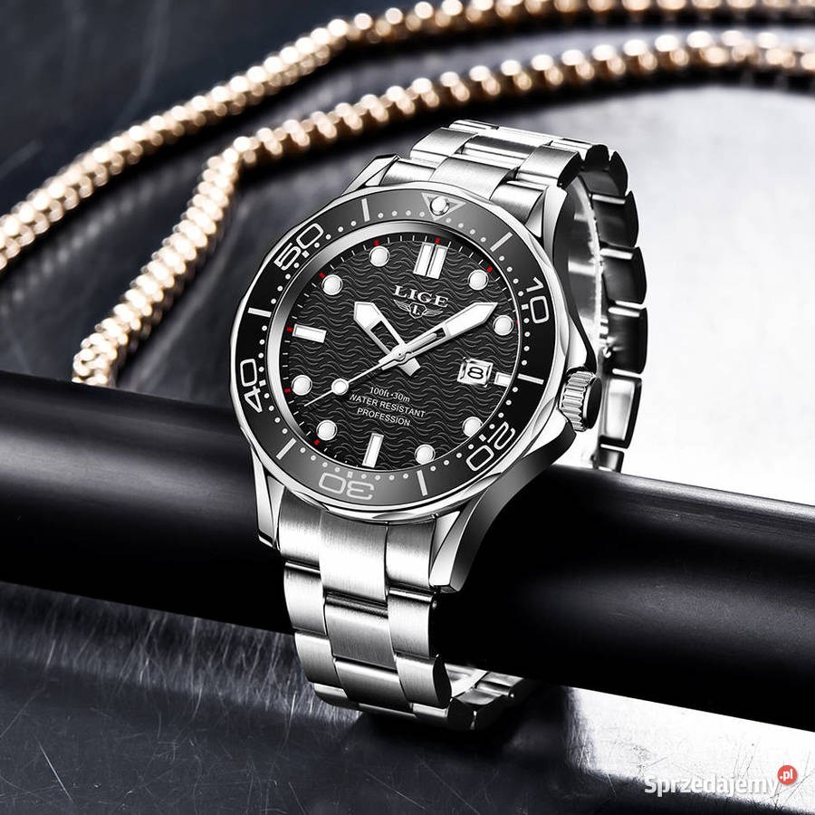 Zegarek męski sportowy styl nurka Seamaster Zegarki lubuskie Gorzów Wielkopolski