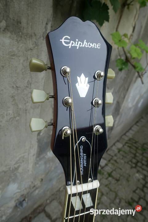 Gitara akustyczna Epiphone hummingbird Artist HB dreadnought Gitary i akcesoria Wiązów