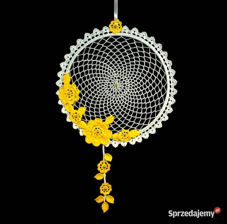 Zawieszka ozdoba na okno szydełkowa 26 Z191 Kluczbork