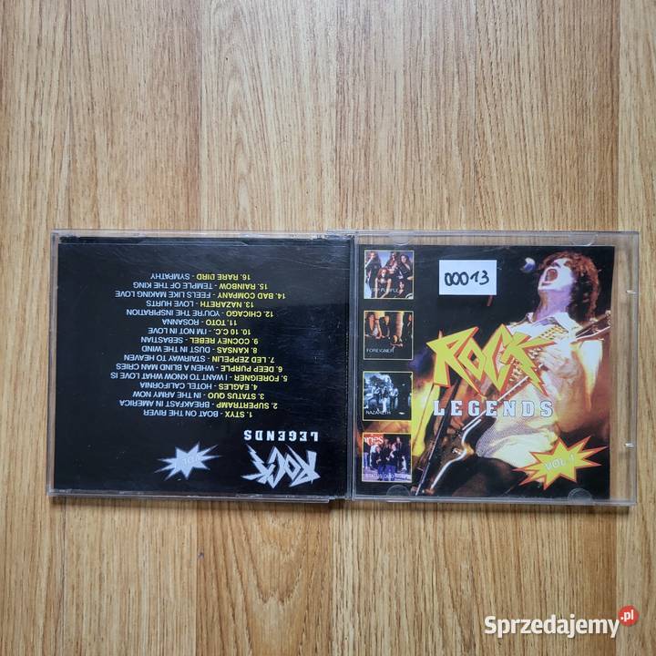 Rock Legends cztery części na CD Kultura i Rozrywka kujawsko-pomorskie Bydgoszcz