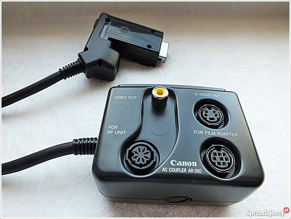 Oryginalne akcesoria do kamery video Canon AC Kamery Żary sprzedam