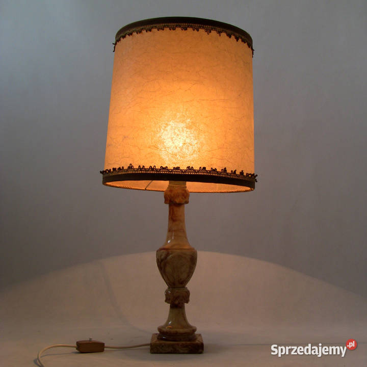 Lampa Herna Alabastros Włochy lata 60 Zielona Góra