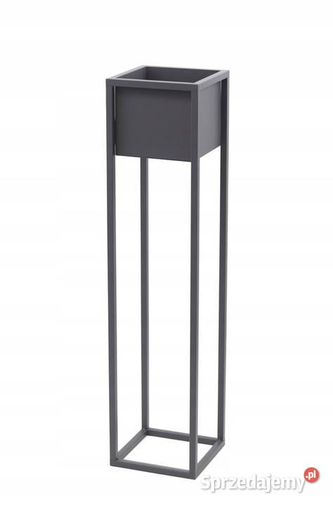 Kwietnik Metalowy Stojak 90 skrzynka LOFT Dekoracje i ozdoby Sobienie-Jeziory