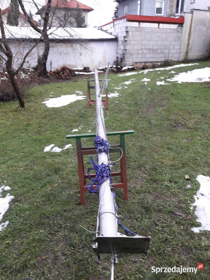 MASZT BOOM ŻAGLE z olinowaniem