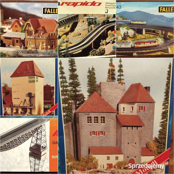 Budynki pod makietę w skali N Wrocław sprzedam