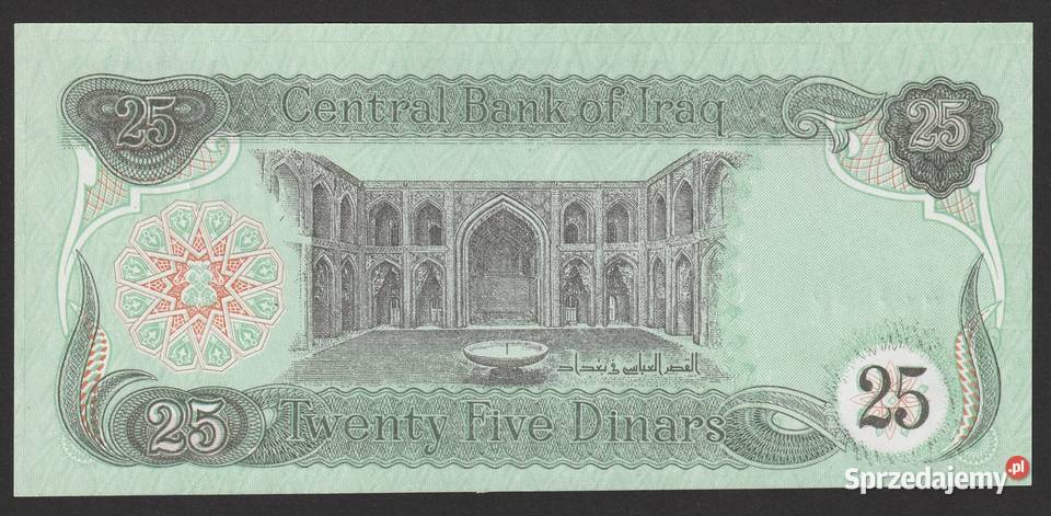 IRAK 25 DINARÓW 1990 Numizmatyka łódzkie Łódź