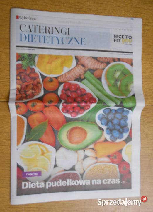 Cateringi dietetyczne cztery dodatki Gazeta miękka Parczew