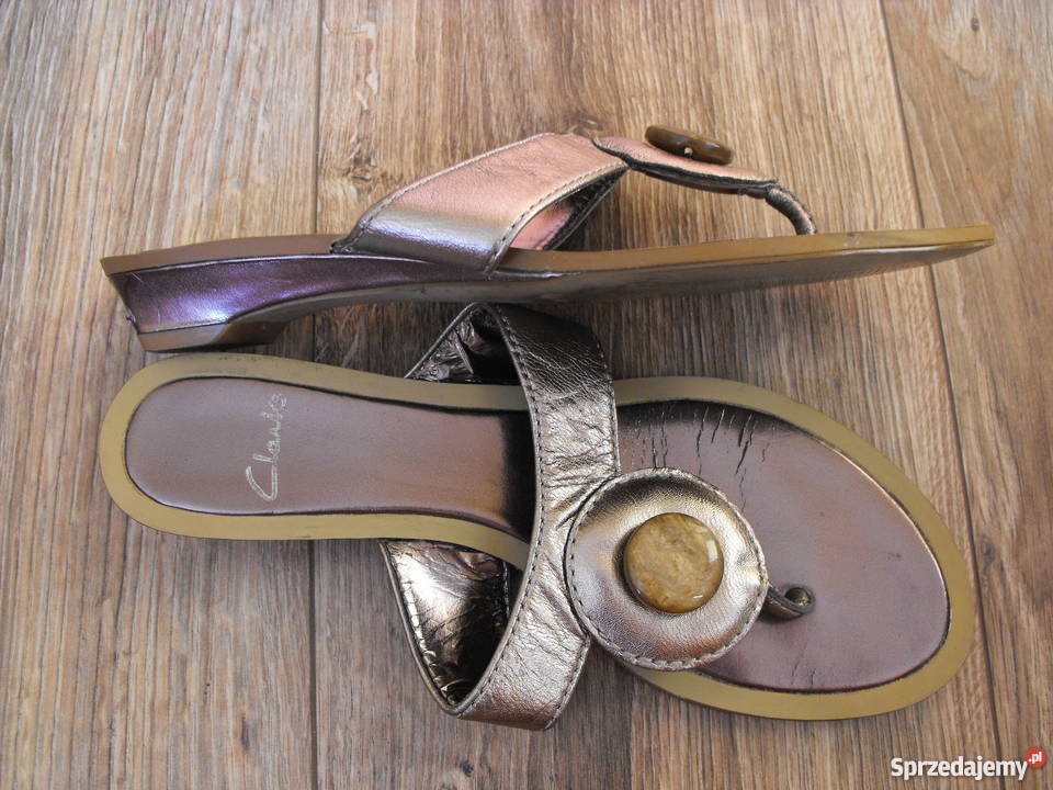 CLARKS 3839 245 klapki skórzane sandały podlaskie Białystok