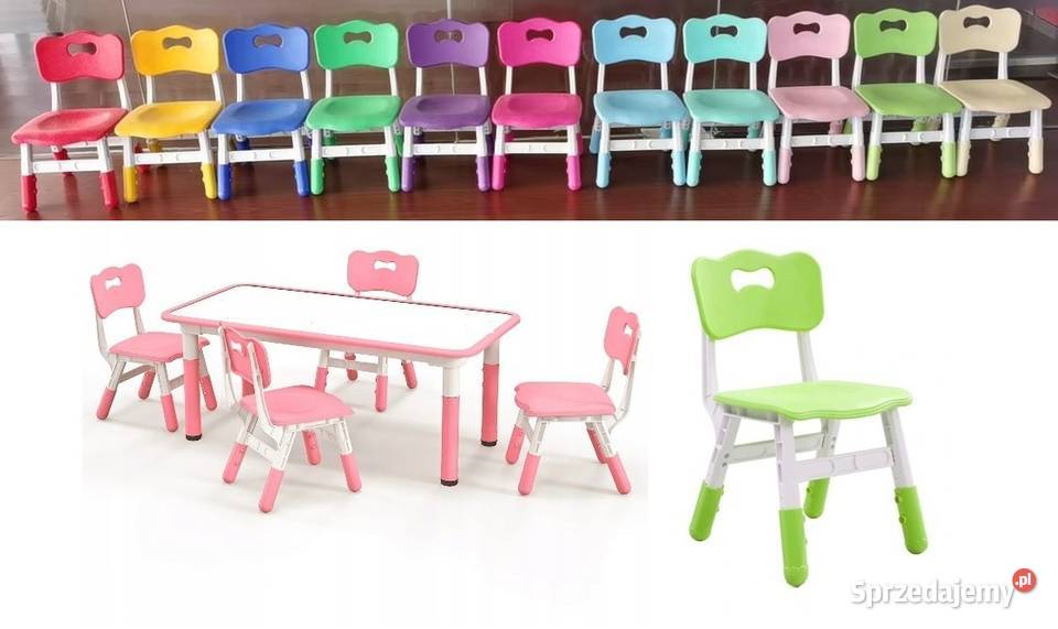 Krzesełka stoliki regulowane dzieci dolnośląskie Słotwina