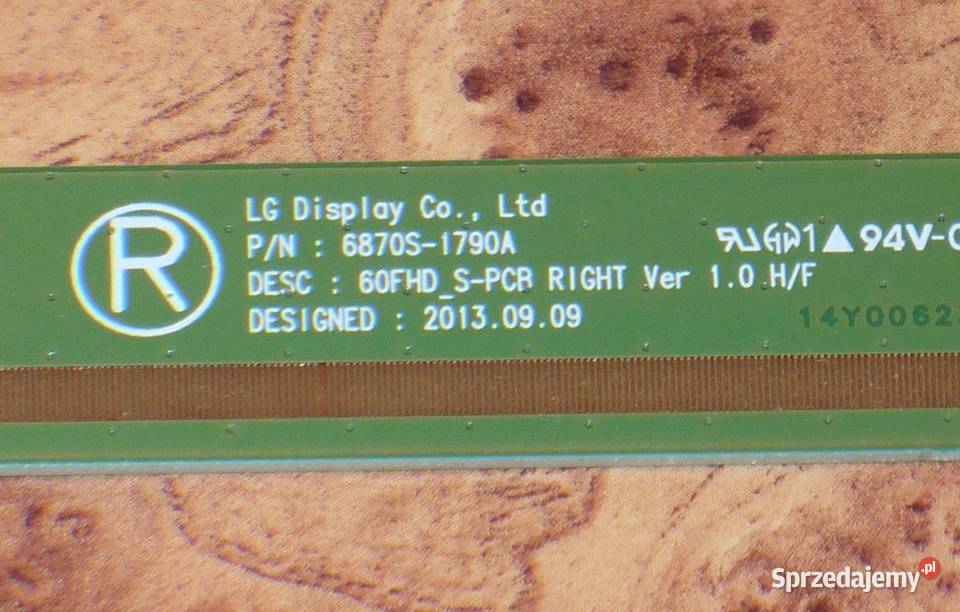Płytki matrycy LG LC600DUF TV LG 60LB730V Telewizory Lublin sprzedam
