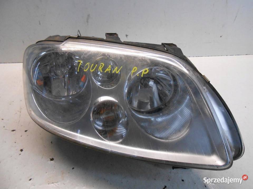 LAMPA PRAWA PRZEDNIA PRZÓD VW TOURAN I osobowe Lampy przednie