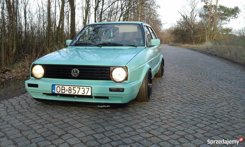 Golf MK2 z LPG German Style Gwint Szeroka Stal 4/5 Brzeg sprzedam