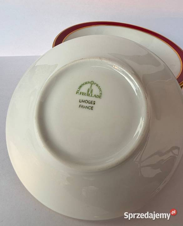 Zestaw 6 porcelanowych takerzyków Limoges małopolskie sprzedam