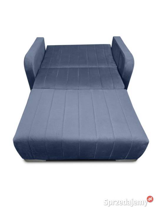 Wygodna sofa rozkładana miękki welur i pionowe Fotele Namysłów sprzedam