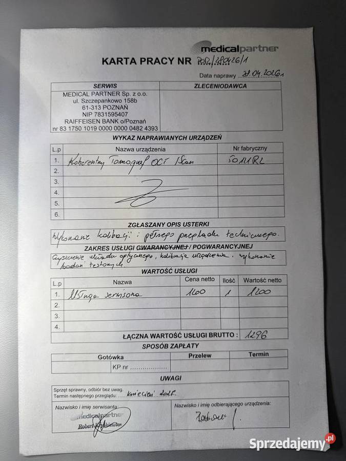 OCT tomograf okulistyczny OPTOVUE ISCAN