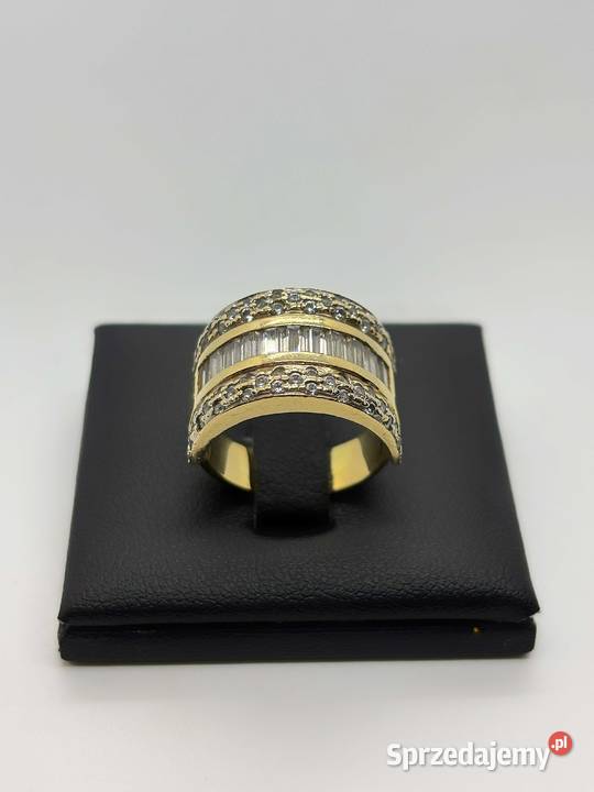 Złoty pierścionek pr 585 833g Rozmiar 16 Pierścionki Elbląg
