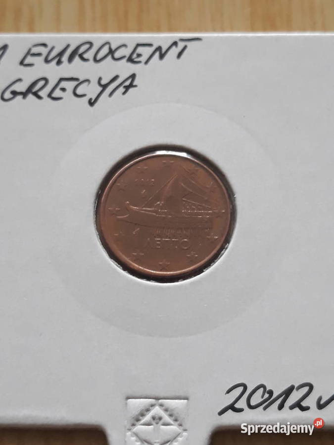 1 Eurocent Grecja 2012 r Konin