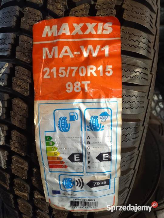 4x Opona NIEUŻYWANA ZIMOWA 21570R15 MAXXIS 219 Maxxis Zaścianki