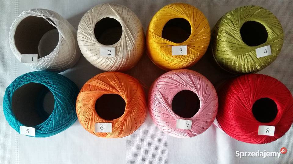 Ptaszki szydełkowe aplikacje wielokolorowy Jaworzno