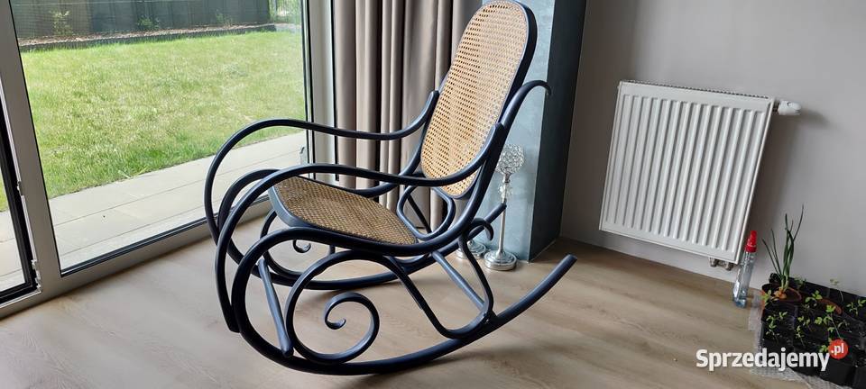 Ręcznie odnowiony fotel bujany styl nowoczesny pomorskie Gdańsk sprzedam
