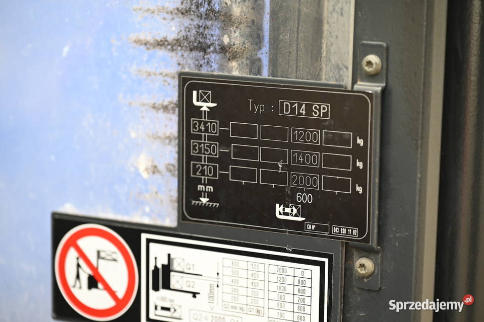 Paleciak elektryczny Linde D14 SP 340 2016